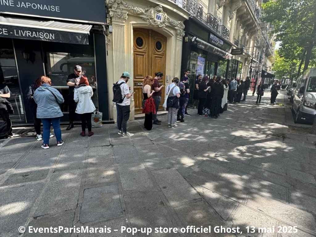 Vue d’ensemble du pop-up Ghost organisé dans notre showroom à Paris