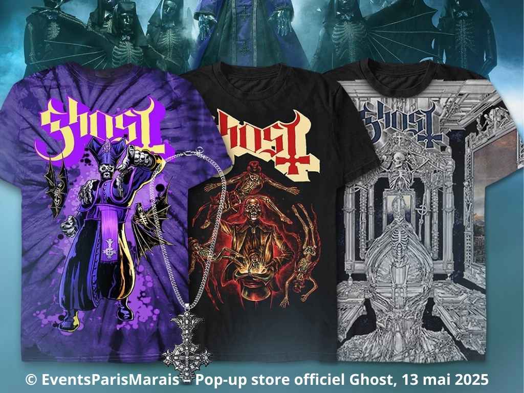 Produits phares Ghost présentés dans notre showroom éphémère à Paris