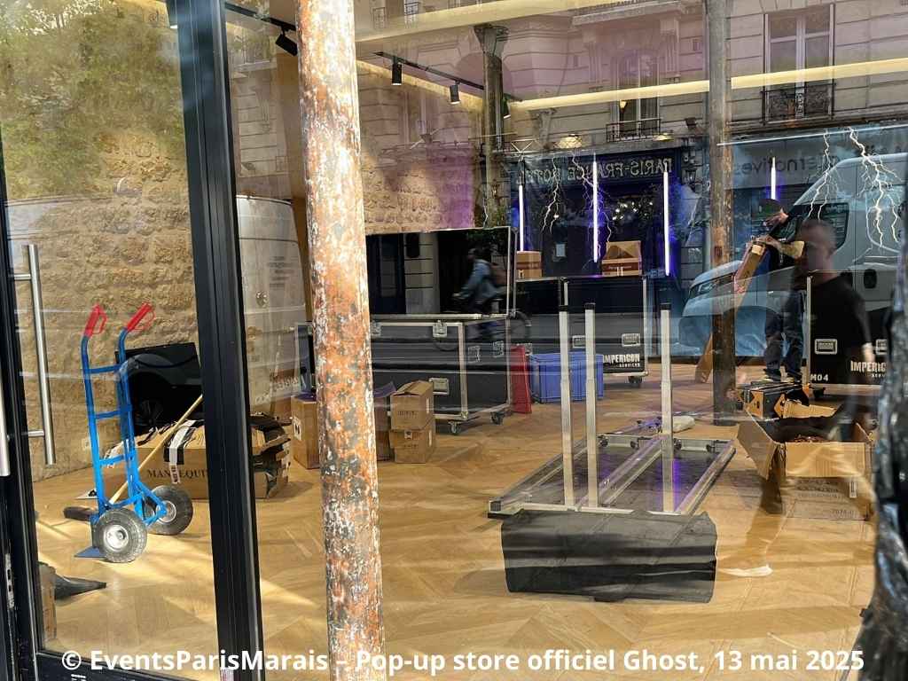 Entrée officielle de l’événement Ghost dans notre espace à Paris Marais