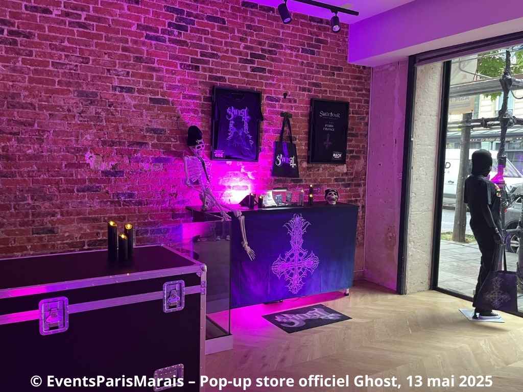 Produits Ghost exposés dans notre showroom événementiel à Paris