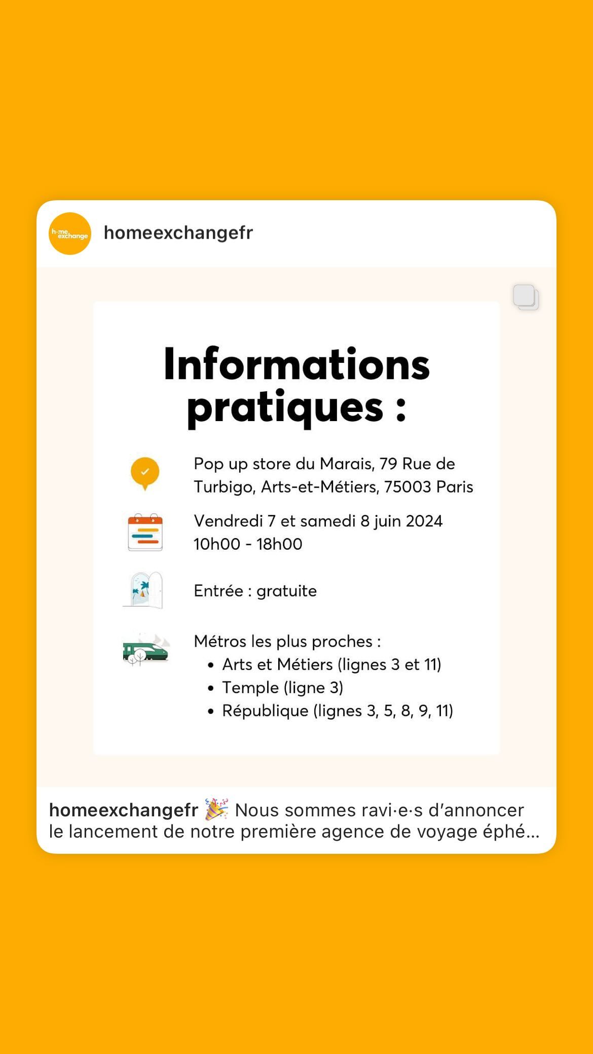 Détail du branding Exchange Home lors du lancement presse à Events Paris Marais