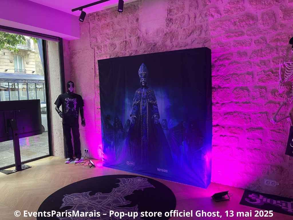 Branding Ghost intégré au décor industriel d’Events Paris Marais