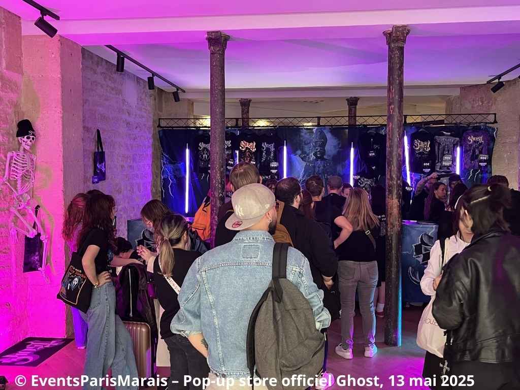 Présentation exclusive Ghost dans notre lieu éphémère à Paris Marais